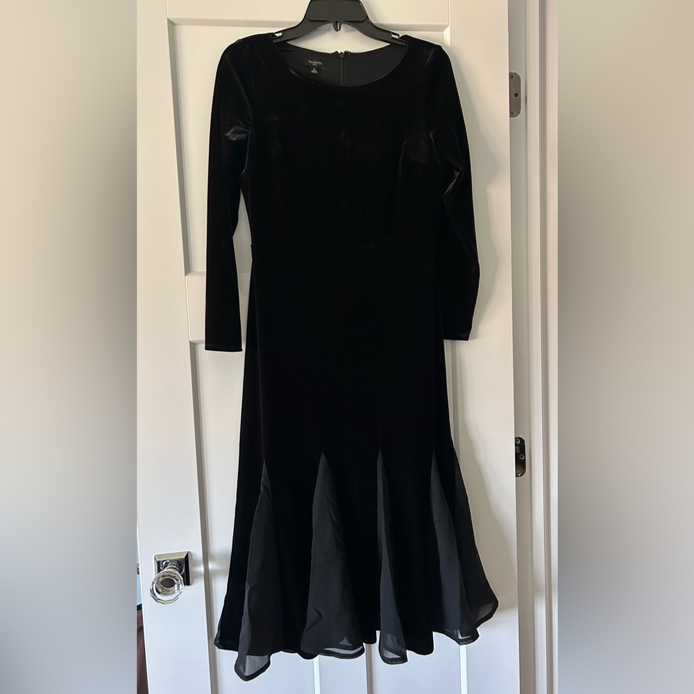 Talbots Black Long Sleeve Dress